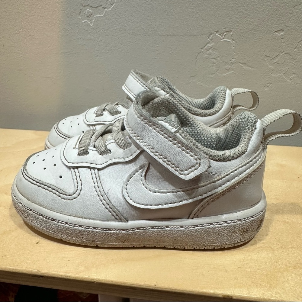 White toddler Nikes